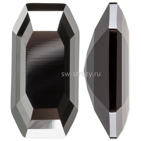 Кристаллы 4595 16x8 mm Jet Hematite