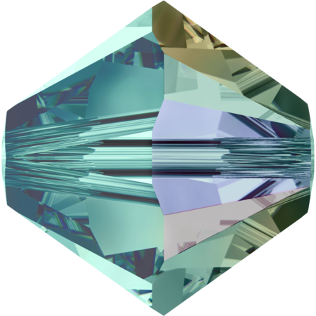 Бусины 5328 4 mm Blue Zircon AB