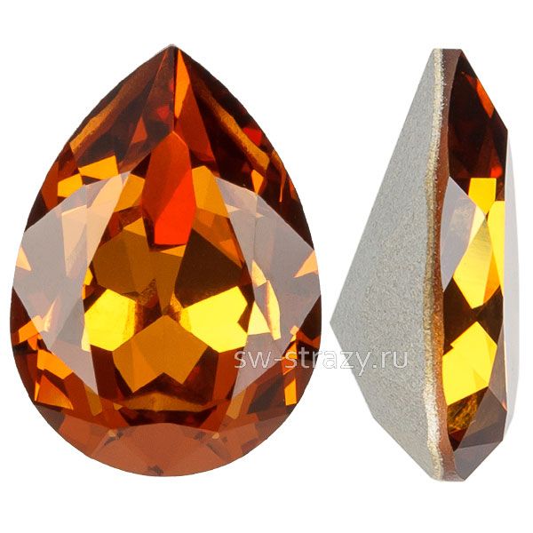 Кристаллы 4320 10x7 mm Light Amber