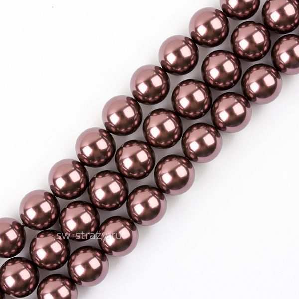 Жемчужины 5810 4 mm Crystal Burgundy Pearl