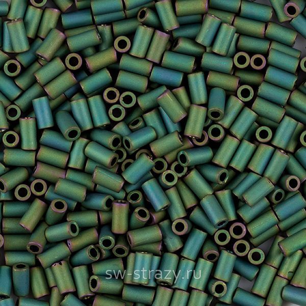 Бисер стеклярус 3 mm #0710 матовый водолей
