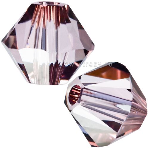 Бусины 5328 6 mm Crystal Antique Pink