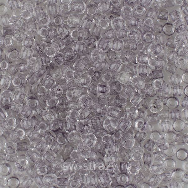 Бисер круглый 11/0 #2725 Светящийся в темноте серый\ярко-зеленый