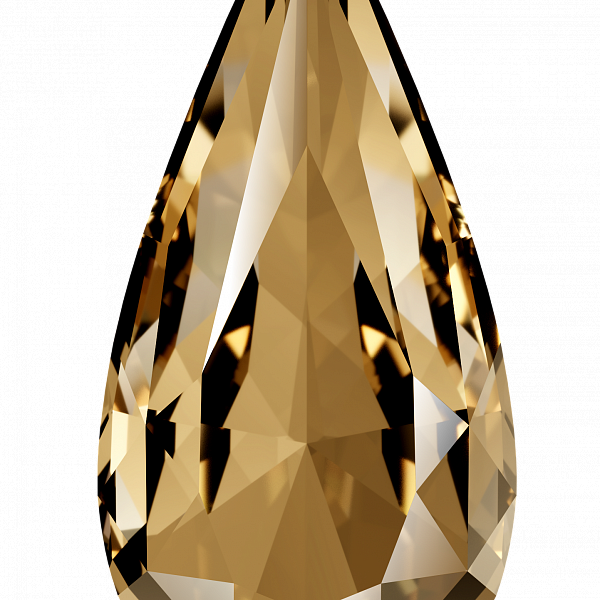 Кристаллы 4322 10x5 mm Crystal Golden Shadow