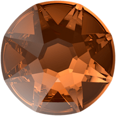 Стразы горячей фиксации 2078 ss 34 Smoked Amber HF