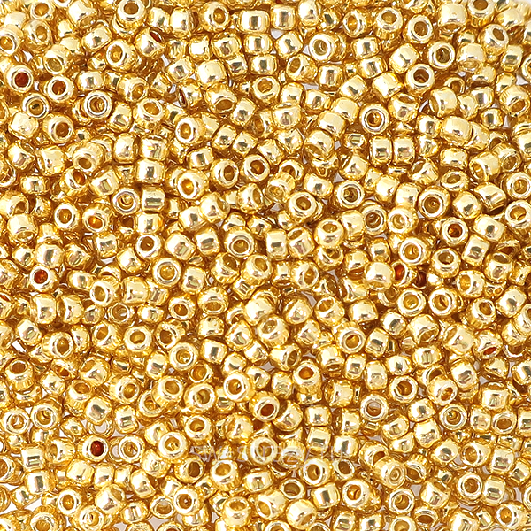 Бисер круглый 15/0 #0557PF Permanent Finish Гальванизированный звездный свет