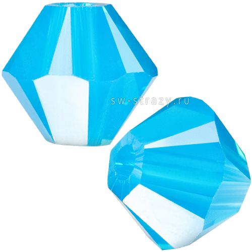 Бусины 5328 3 mm Caribbean Blue Opal