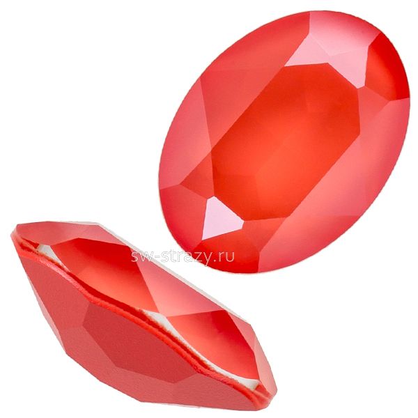 Кристаллы 4120 18x13 mm Crystal Light Coral