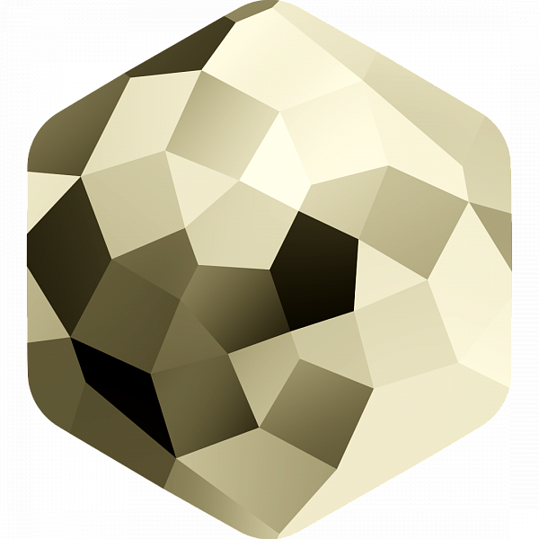 Кристаллы 4683 10,0x11,2 mm Crystal Metallic Light Gold