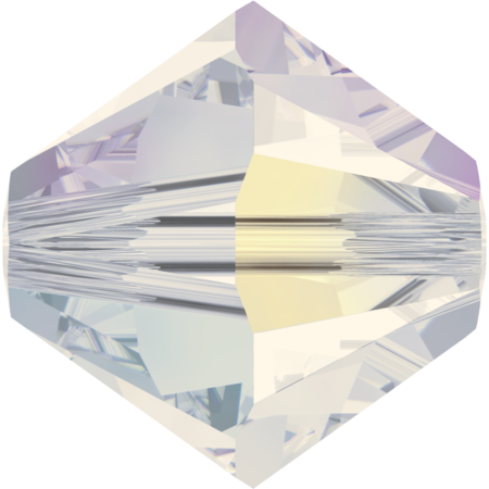Бусины 5328 4 mm White Opal AB 2X