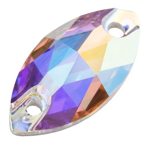Navette 2H 12x6 mm Crystal AB