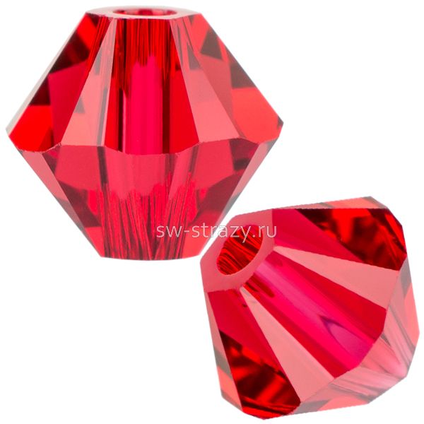 Бусины 5328 4 mm Scarlet