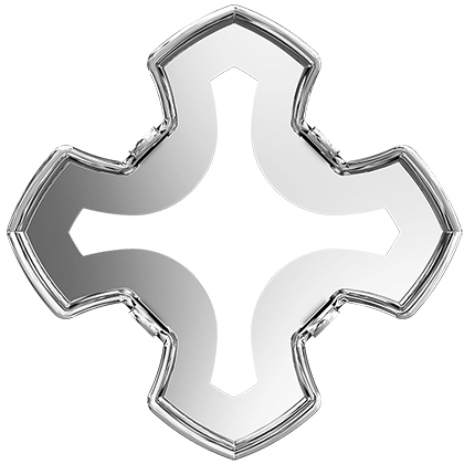 4784/S 8 mm 1PH20H Rhodium Plating