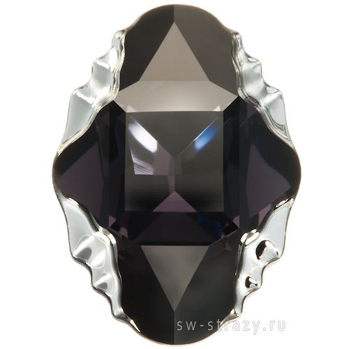Кристаллы 4926 19x14 mm Graphite Light Chrome